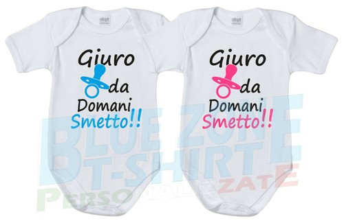 Body neonato giuro domani - body,